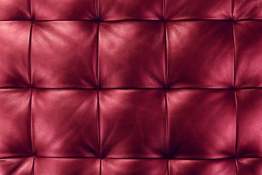 Luxury red leather close-up background