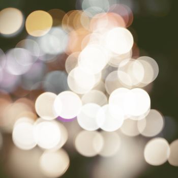 Abstract circular bokeh background