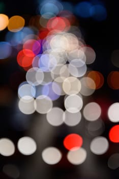 Abstract circular bokeh background 