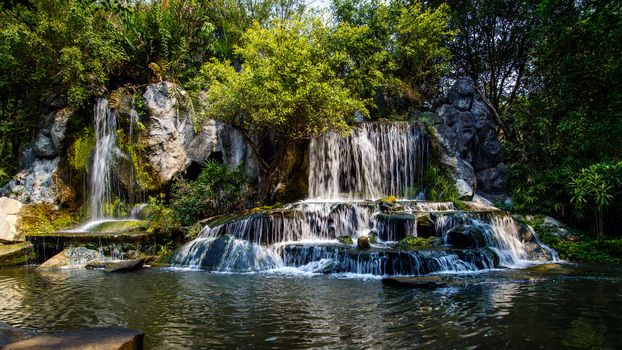 waterfall in forest