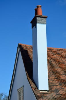 Tall Blue Chimney