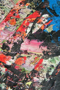 abstract painting on canvas as background