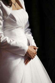 Pregnant bride