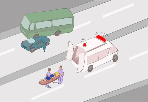 first aid at traffic accident