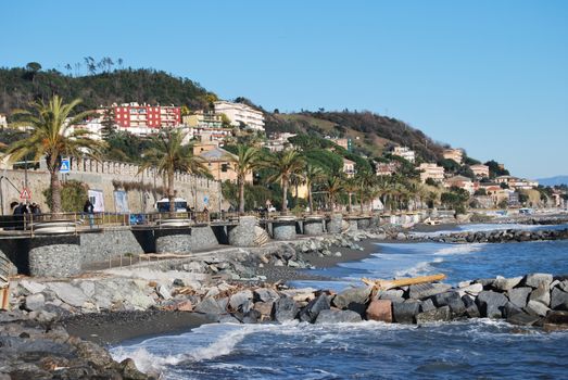 Among Arenzano and Cogoleto