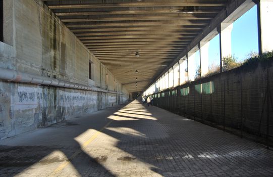 The tunnel between Arenzano and Cogoleto