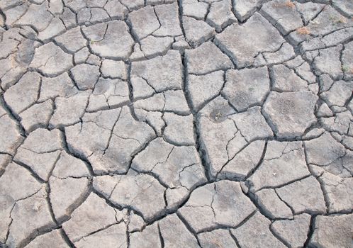 Dried ground the dry season for texture on the ground