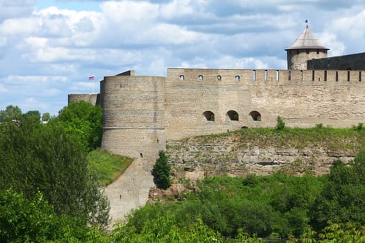 Ivangorod Fortress  on the border of Estonia and Russia