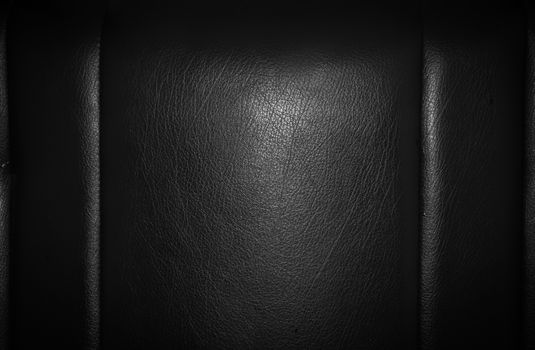 Black leather for texture from car seats