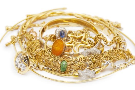 Large collection of gold jewellery