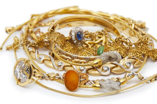 Large collection of gold jewellery 