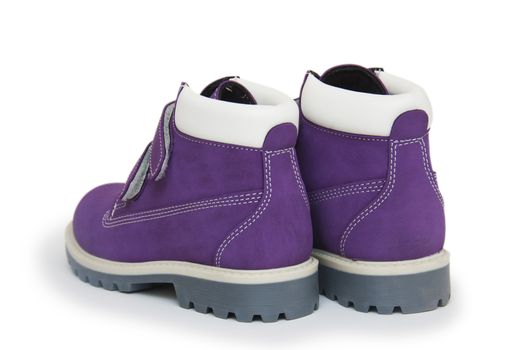 Purple children`s boots 