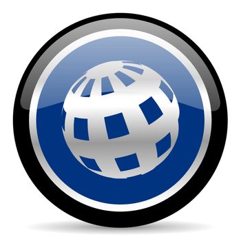 blue web button