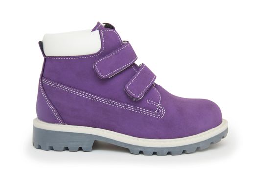 Purple children`s boots 