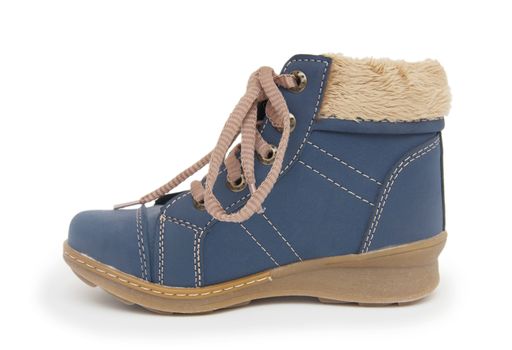 Blue children`s boots 