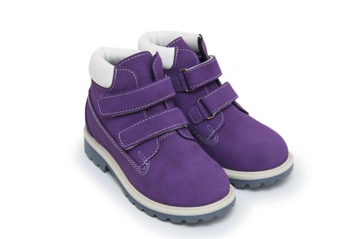 Purple children`s boots 