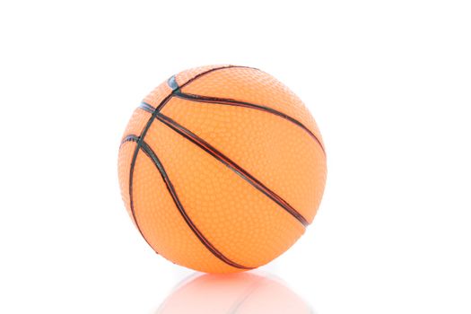 Sport balls, basketball isolated on white background