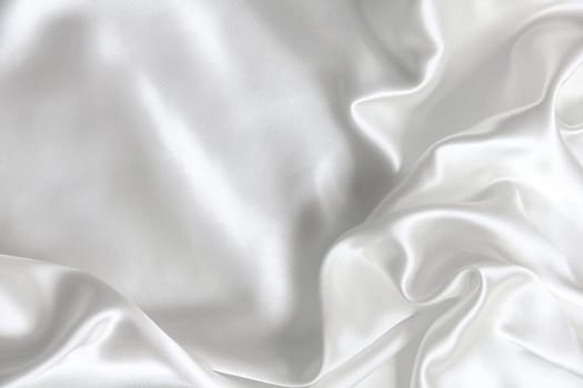 Smooth elegant white silk can use as wedding background 