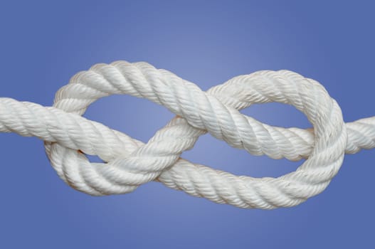 The figure-eight knot is a type of knot. It is very important in both sailing and rock climbing as a method of stopping ropes from running out of retaining devices.