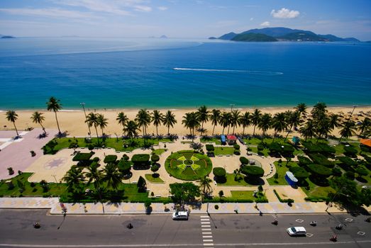 Natrang sea view from top