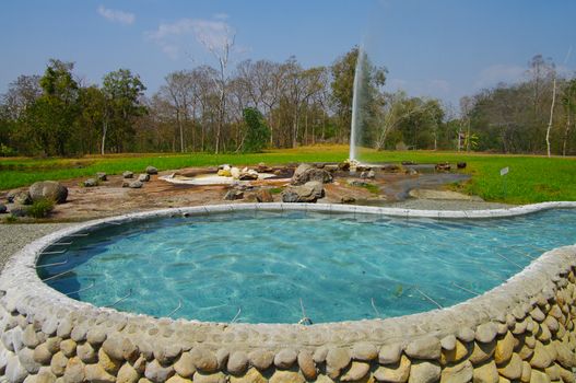 Hot spring in Chiang Mai, Thailand