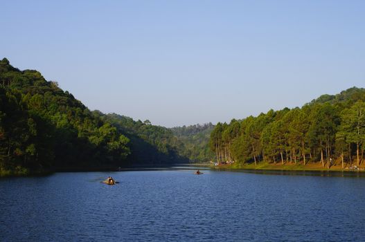 Reservior at Pang Ung, the North of Thailand