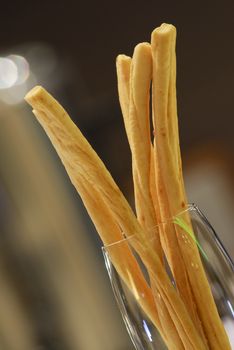 bread stick in luxury hotel