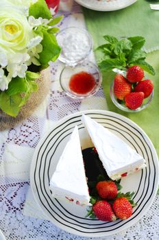 strawberry cake