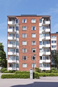 Apartment Building on a sunny day