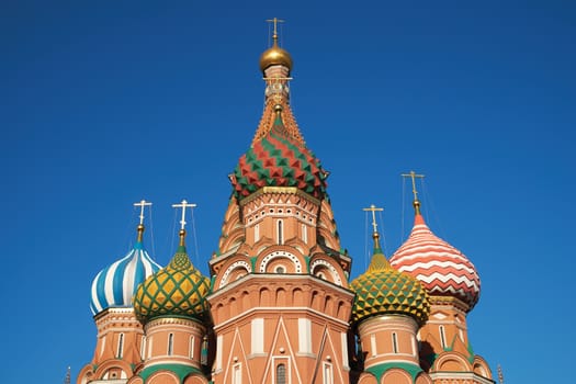 A view of the St. Basil's Cathedral, Russia, Moscow