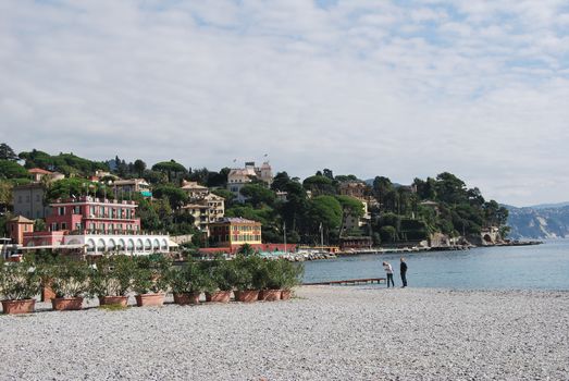 on the way to Portofino, Liguria, Italy