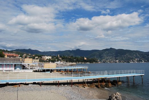 on the way to Portofino, Liguria, Italy