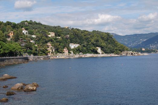 on the way to Portofino, Liguria, Italy