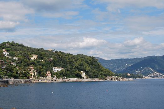 on the way to Portofino, Liguria, Italy