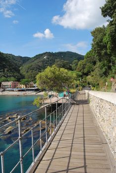 on the way to Portofino, Liguria, Italy