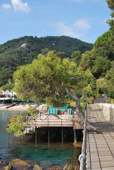 on the way to Portofino, Liguria, Italy