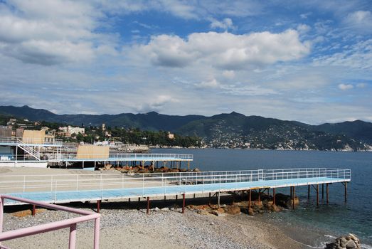 on the way to Portofino, Liguria, Italy