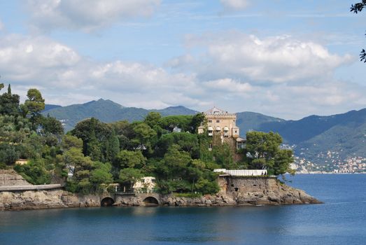 on the way to Portofino, Liguria, Italy