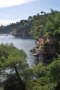 on the way to Portofino, Liguria, Italy