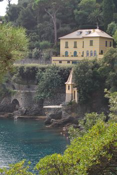 on the way to Portofino, Liguria, Italy