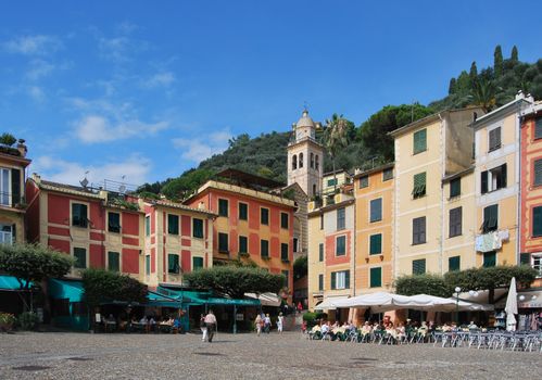 on the way to Portofino, Liguria, Italy