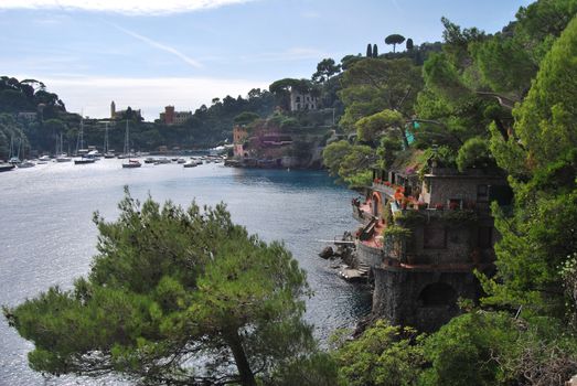 on the way to Portofino, Liguria, Italy