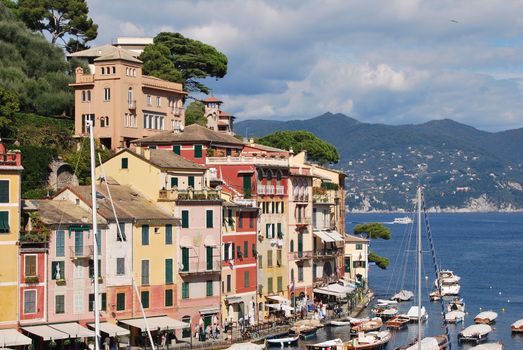 on the way to Portofino, Liguria, Italy