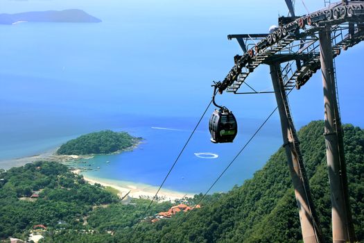 Sky Bridge cable car, Langkawi island, Malaysia, Southeast Asia