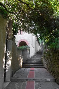 on the way to Portofino, Liguria, Italy