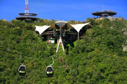 Sky Bridge cable car, Langkawi island, Malaysia, Southeast Asia