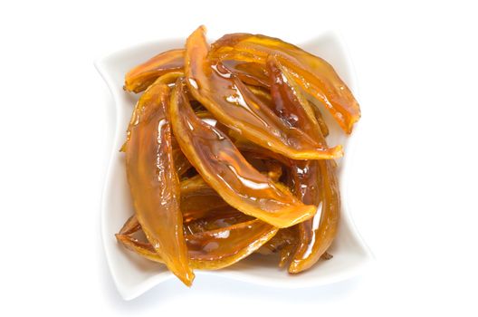 Vietnamese sweetened mango, a traditional snack for Lunar New Year