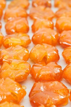 Vietnamese sweetened kumquats, traditional snack during Lunar New Year, Tet