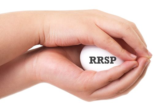 Canadian Registered Retirement Savings Plan concept 