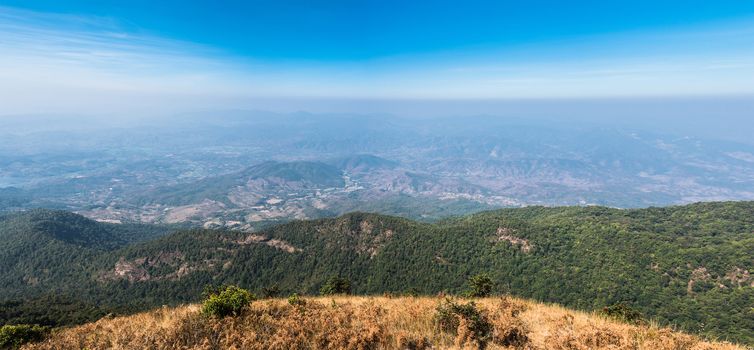 Viewpoint at Kew mae pan nature trail, Doi Inthanon national park, ChiangMai, Thailand